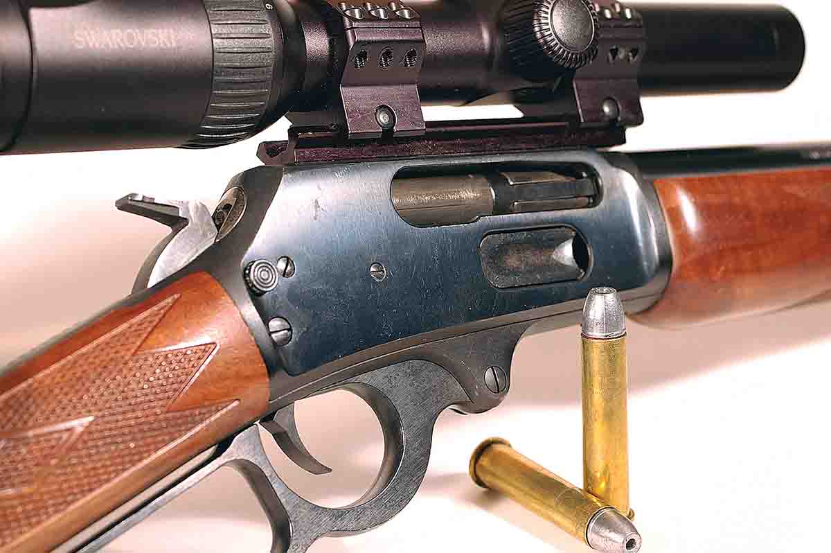 A Marlin Guide Gun .45-70 is no long-range rifle when shooting cast bullets, but approaching close to game keeps the excitement in deer hunting.